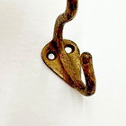 Vintage Brass Double Coat Hook 3 5  Salvage