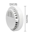 2pcs Smoke Alarm Detector Home Safety Sensor Alert Sensors Battery New
