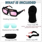 Gafas Para Soldar M  scara Lente Casco Oscurecimiento Soldador Welding Goggles