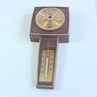 Taylor Usa Vintage Barometer Thermometer Wall Weather Station Mid Century Stormy