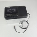Vintage Sony Tcm-818 Cassette Tape Player  recorder  Black- Cleaned   Tested    