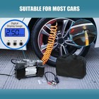 Heavy Duty Portable Air Compressor Car Tire Inflator Electric Pump Auto 12v