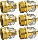 5 8  Garden Water Hose Connector Repair Mender Kit Ends Fittings Clamp New Usa