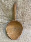 Antique Vintage Wooden Spoon Hand Carved Slovakia