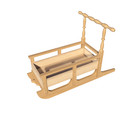 Wooden Snow Sled Plans Diy Downhill Sledding Winter Kids Children Woodworking