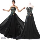 Peacock Ladies Peacock Masquerade Party Evening Prom Gowns Bridesmaid Dress Hot