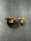 1 Set Of 479 Sanyo Bussan 90 Deg  Brass  Bevel Gear Set 48 Pitch 1 8  Bore 2 1