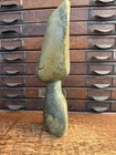 Shona Zimbabwe Style African Stone Sculpture Hand Carved Female Bust Signed 9 5   