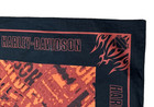 Harley-davidson Bandana Orange Black Bar And Shield 24  X 23 5  Cotton