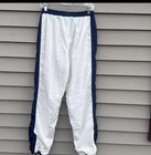 Vtg Windbreaker Parachute Pants Nylon Lined Blue   White Medium Men   s