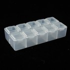 Storage Box Plastic Storage Box 10 Grids Household Storage Organizer Storage Box