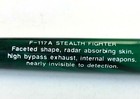 Smithsonian Air   Space Museum Floaty Pen Moving F-117a Stealth Fighter Airplane