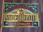 Anheuser Busch Michelob On Draught Vintage Beer Bar Sign 30   x21   