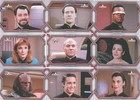 New Star Trek Connections Complete 9 Card Puzzle Back Parallel Base Set Of Tng