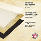 Enhance Rpg Grid Mat - Tabletop Dnd Map  24x36   Dry Erase Dnd Mat  parchment 