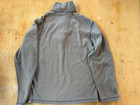 Patagonia Unisex Grey Striped Quarter Zip Long Sleeve Pullover   Size Small