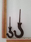 Antique Eastlake Victorian Cast Iron Ceiling Hook Lot Lantern Plant Hanger 1890s