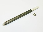 Vintage 70s Metal Mezuzah Case Israel Shadai Hebrew Parchment Scroll Judaica