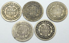 Estate Coin Lot Seated Liberty 3x Silver Half Dimes     H10c Rare Us Type    