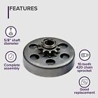 Clutch Assembly With 5 8  Shaft 10 Tooth 420 Sprocket For Go-kart   Mini Bike