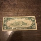 1929  10 National Currency Note Peoples Bank Ellwood City Pennsylvania Pa Bank