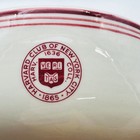 Vtg Walker China Harvard Club Of New York City Soup Cup And Saucer Set Wwii 1942