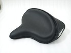 Solo Seat Harley Black Leather Skirt Knucklehead Panhead Shovel Tc Bobber  fit