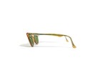 Vintage 1950s Bausch   Lomb Safety Sunglasses Amber Frame Green 48-24