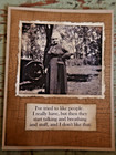 Handmade Funny Vintage Photo Cards - Set Of 8