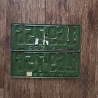 1922 New York License Plates Pair Auto Tag Vintage High Quality Original Paint