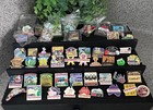 Outback Steakhouse Collectible Pins Pin Lot 49 Metal Logo Tin Storage Box