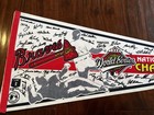 Atlanta Braves 1992 World Series Vintage Roster Signatures Mlb Baseball Pennant