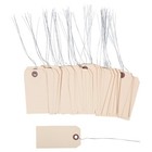1000- 4 1 4  X 2 1 8  Size 4 Manila Inventory Shipping Hang Tags With Wire 13 Pt