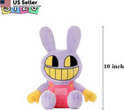 Sajisp The Amazing Digital Circus Plush 10  Jax 10 - 16 Inches  Purple