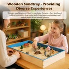 Wooden Sandtrays With Lid  Versatile Sand Tray Therapy  Sturdy And Wear-resistan