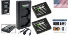 Ultimate Usb-c Charging Solution  2-pack Ricoh Db-110 Batteries   Dual Charger