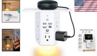 1800j Surge Protector With 9 Outlets  4 Usb Ports   Night Light - Space Saving