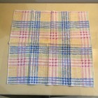Napkins  Cloth  Unbranded  Pink blue yellow green Pattern  8 Napkins   16  X 17 
