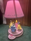 Vintage Disney Princess Talking And Dancing Table Lamp  fully Functional 