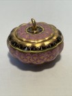 3  X 2  Thai Hand Painted Pumpkin Benjarong Porcelain Ginger Jar With Lid  4