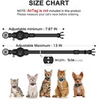 Cat Gps Collar With Qr Code Tag   Airtag Case Reflective Breakaway Kittentracker