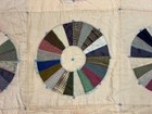  658 Vintage Handmade 1920 s Dresden Plate Quilt  65  X 85    Usa Wool   Cotton