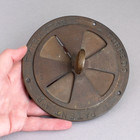 Rare South Eastern   Chatham Railway Hit   Miss Brass Air Vent Antique Se cr