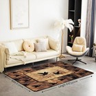  Mallard Duck Area Rug Flying Mallard Duck Living Room Rugs 3x5 Rustic Fall 