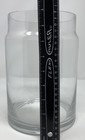 Clear Glass Vase 9  X 6    Oversize Centerpiece Note  Incl Opt Plastic Color Sheet