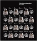 1969 Moon Landing Commemorative Sheet Of 24 First Class Postage Stamps  Scott 53