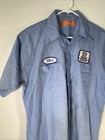 Vintage Cadillac Service Station Gas Short Sleeve Button Down Shirt