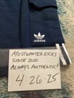Nwt Adidas 3 Stripes Cargo Night Indigo Sweat Shorts Men   s Sz Xl Free Ship  