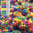 100pcs Ocean Pit Balls Baby Kids Colourful Plastic Balls Swim Bath Play Pool Toy
