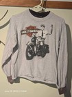 Harley-davidson Graphic T-shirt Motorcycle Vintage Design Very Cool Long Sleeve